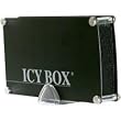 Icy Box Hard Drive Enclosure For 3.5" Sata Hard Drive With Sata & USB External Conectors - Black