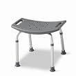 Medline Bath Bench without Back, Gray