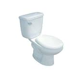 Elements of Design EVWC2109 Ecokleen Closet - Coupled Toilet 12 Rough- In, White