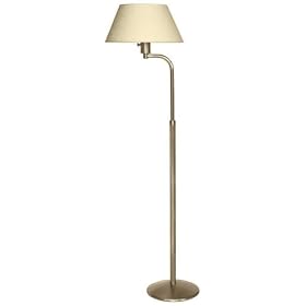 Arch Top Satin Nickel Adjustable Floor Lamp by Universal Lighting and Decor