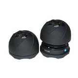 APPLE IPAD XTREME BLACK STEREO SPEAKERS PART OF THE QUBITS ACCESSORIES RANGE