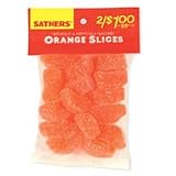 Sathers Orange Slice Candy - 5.5 Oz/ Bag, 12 ea