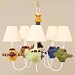 TGL-KDL-208 - Trans Globe 5 Light Chandelier Airplanes