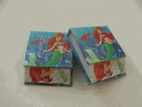 Disney Little Mermaid Notepad - Princess Ariel memo stationery supply (2pc)