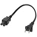 Video Games : Notebook Power Cord, C5 Cloverleaf Plug, 1FT.