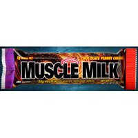 Muscle Milk Bar Chocolate Peanut Caramel by Cytosport (8) 2.57 oz bars  25g Protein per bar