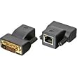 IOGEAR DVI-D CAT5e/6 Mini Extender GVE200 (Black)