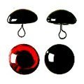 Eigenschaften Lesch 10118schwarz7mm / Lesch, Glasaugen an Öse, Bärenaugen, schwarz, 7mm, 2 Stück