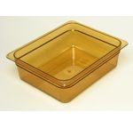 H-Pans Food Pan Half Size - 4 Deep Amber
