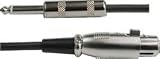 HOSA BLK MICROPHONE CABLE, 5ft.