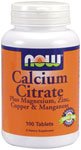 Calcium Citrate by NOW Foods - Minerals (300mg - 250 Tablets)