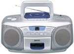 Aiwa CSD-A110 CD/Radio/Cassette Boombox (Silver)