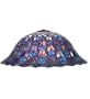 28"W Tiffany Peacock Feather Shade