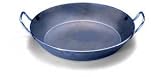 Carbon Steel Paella Pan, Set of 2 - Diameter 7-1/8 by World Cuisine