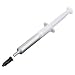 Silver Temperature Resistant Pccomputercpu Thermal Cooling Paste Syringe 3 Gram Up To 150 Degrees Celsius Optimal Heat Conduction