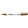 Sharpie Permanent Oil-Based Paint Marker, Extra-Fine Point, Metallic Gold (SAN30517)