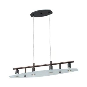 ET2 Nin E30310-09 Linear (5H x 6W) Pool Table 4 Light 200 watt Pendant in Bronze by ET2 Lighting