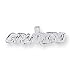Sterling Silver Girl Friend Charm QC3073