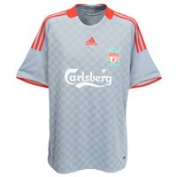 Liverpool Away Shirt 08/09 Size Small