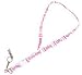 Faith, Hope, Love, Pink Ribbon Clip Release Lanyard