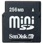 SanDisk mini SDカード SDSDM-256-J60M