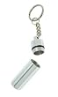 KIKKERLAND Waterproof Storage Container Key Chain with Vial Compartment