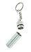 KIKKERLAND Waterproof Storage Container Key Chain with Vial Compartment