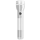 MAGLITE ST2D106 2-D Cell LED Flashlight, Silver