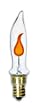 Westinghouse 03661 - 3CA51/2FLK/CB/DECOR - 3 Watt Flicker Flame DecorLite Decorative Light Bulb, Candelabra Base
