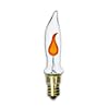 Westinghouse 03661 - 3CA51/2FLK/CB/DECOR - 3 Watt Flicker Flame DecorLite Decorative Light Bulb, Candelabra Base