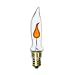 Westinghouse 03661 - 3CA51/2FLK/CB/DECOR - 3 Watt Flicker Flame DecorLite Decorative Light Bulb, Candelabra Base