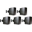 Atlantic 77335068 Satellite 5 Speaker Mounting Brackets (Black)