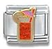 Jewelry : Clearly Charming Mai Tai Cocktail Lively Libation Drink Food Theme Charm