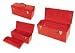 20 inch Excel Portable Metal Tool Box with Tote and Tray