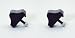 Universal Bump Stop Single Hump Early Gm Style H-1 11/16 In. L-2.5 In. W-1 1/8 In. Incl. 2 Per Set Red