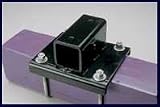 Surco B100 OSI Hitch Mount Bike Rack R.V. Adapter, Mounts To 4 x 4 Square R.V. Bumper, Accepts 2 Receiver Applications