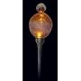 Allsop Firefly Solar Garden Art with Fuchsia Finial