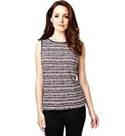 Petite Geometric Print Vest Top