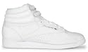 Reebok Fitnessschuh Frauen Freestyle High, weiß/silber, 4,5
