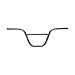 Redline Device Handlebar 7.25" Rise Chromoly Black