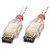 Lindy Premium - IEEE 1394 cable - 6 pin FireWire (M) - 6 pin FireWire (M) - 25 ft ( IEEE 1394 )