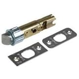 Kwikset 19843-26 6-Way Adjustable Replacement Plain Latch - Satin Chrome
