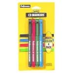 Fellowes 4-Pack of CD Markers (99976)
