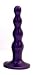 Tantus Ripple Silicone Small Anal Plug - Midnight Purple