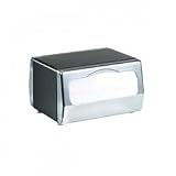 Review KegWorks  / Tabletop Mini Fold Napkin Dispenser - 2 Sided Dispensing