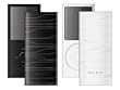 Belkin Ipod Nano 4G Silicon sleeve, textured, black and white, 2 pack