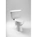 TOTO CST744SG-01 Drake 2-Piece Toilet with Elongated Bowl and Sanagloss,1.6 GPF, Cotton White