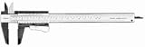Fowler 72-059-016 Vernier Caliper; 0-6