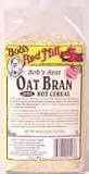 Bobs Red Mill Cereal Oat Bran, 18-ounces (Pack of4)