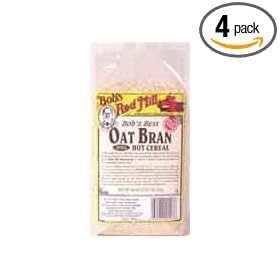 Bob's Red Mill Cereal Oat Bran, 18-ounces (Pack of4)
